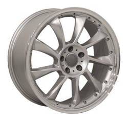 19 Inch Star Silver - 4 Wheel Set