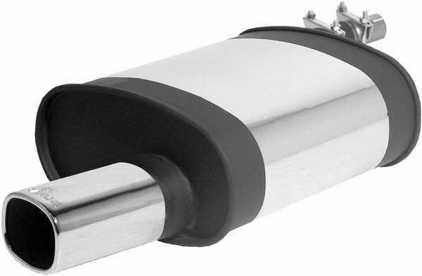 Toyota Corolla Remus Rear Silencer with Exhaust Tip - Square - 902597 0501