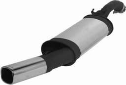Volkswagen Corrado Remus Rear Silencer with Exhaust Tip - Square - 955088 0501