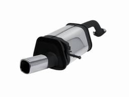Mazda 323 Remus Rear Silencer with Exhaust Tip - Square - 456102 0501