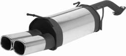 Hyundai Accent Remus Rear Silencer with Dual Exhaust Tips - Square - 282000 0502