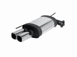 Honda Accord Remus Rear Silencer with Dual Exhaust Tips - Square - 255099 0502