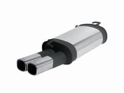 Toyota Camry Remus Rear Silencer with Dual Exhaust Tips - Square - 907096 0502