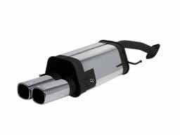 Mazda 323 Remus Rear Silencer with Dual Exhaust Tips - Square - 454091 0502