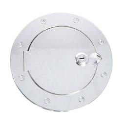 Rugged Ridge Gas Tank Filler Cover - Aluminum - Locking - 11425-06