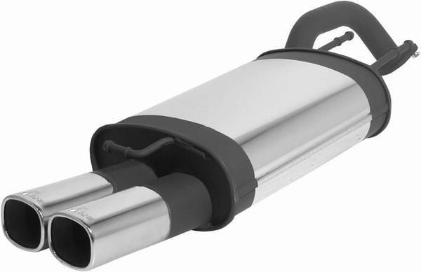 Hyundai Elantra Remus Rear Silencer with Dual Exhaust Tips - Square - 284102 0502