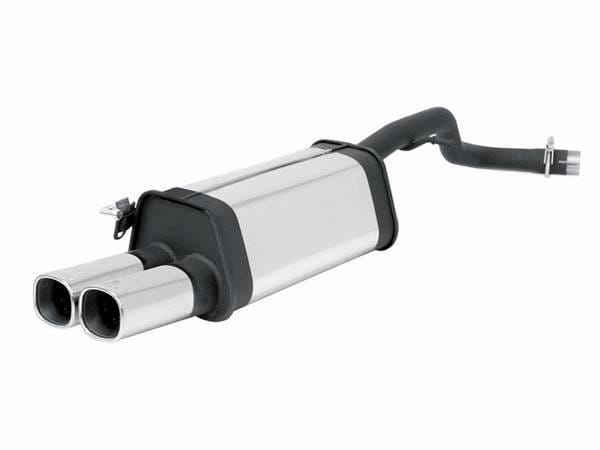 Volkswagen Golf Remus Rear Silencer with Dual Exhaust Tips - Square - 045096 0502