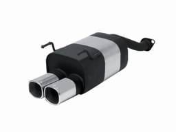 Honda Civic Remus Rear Silencer with Dual Exhaust Tips - Square - 253092 0502