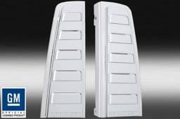 Hummer H2 Defenderworx Rear Louvers - Set of 2 - Chrome - H2PPC05020