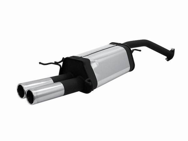 Mazda 626 Remus Rear Silencer with Dual Exhaust Tips - Round - 456092 0504