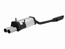 BMW 3 Series Remus Rear Silencer with Dual Exhaust Tips - Round - 085092 0504