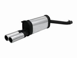 BMW 5 Series Remus Rear Silencer with Dual Exhaust Tips - Round - 087090 0504