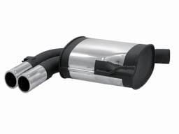 Audi A3 Remus Rear Silencer with Dual Exhaust Tips - Round - 043803 0504