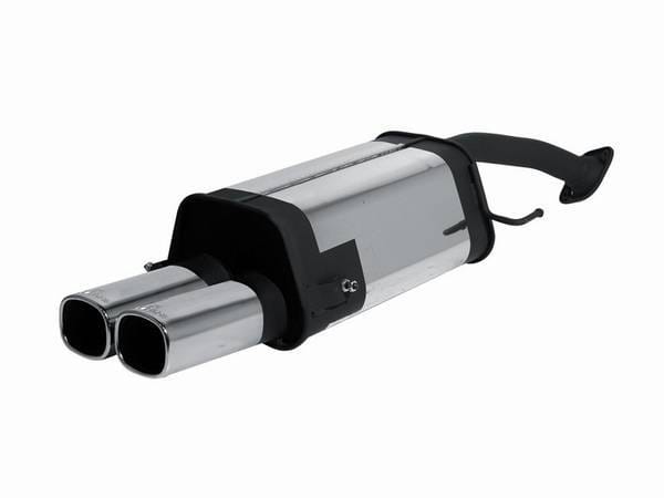 Mazda MX3 Remus Rear Silencer with Dual Exhaust Tips - Square - 454094 0502