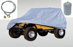 Rugged Ridge Full Car Cover Kit - 3 Piece with Bag and Lock - 13321-73