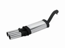 Audi 90 Remus Rear Silencer with Dual Exhaust Tips - Round - 045087 0504