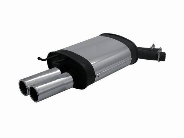 BMW X3 Remus Rear Silencer with Dual Exhaust Tips - Round - 086204 0504