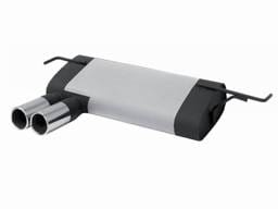 Audi A3 Remus Rear Silencer with Dual Exhaust Tips - Round - 045399 0504