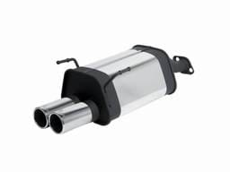 Honda Civic Remus Rear Silencer with Dual Exhaust Tips - Round - 254002 0504