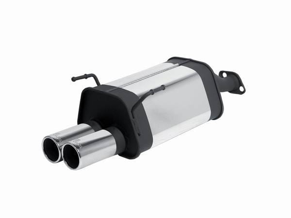Honda Civic Remus Rear Silencer with Dual Exhaust Tips - Round - 254002 0504