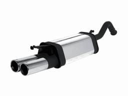 Audi 100 Remus Rear Silencer with Dual Exhaust Tips - Round - 048591 0506