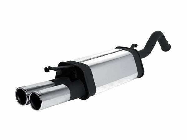 Audi A6 Remus Rear Silencer with Dual Exhaust Tips - Round - 047591 0506