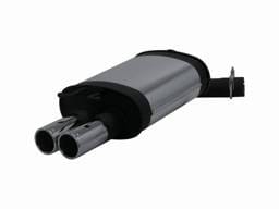 BMW X3 Remus Rear Silencer with Dual Exhaust Tips - Round - 088006 0504