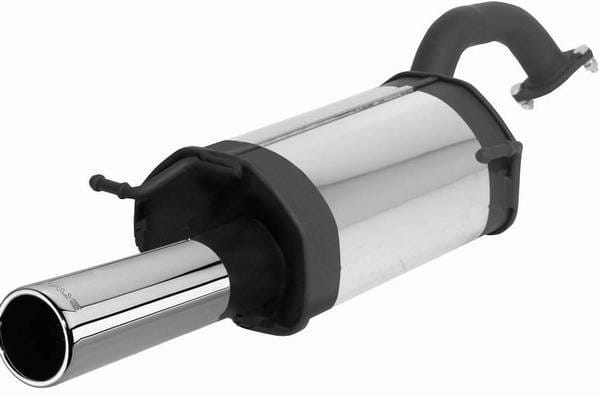 Hyundai Accent Remus Rear Silencer with Exhaust Tip - Round - 283094 0505