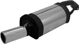 Mitsubishi Lancer Remus Rear Silencer with Exhaust Tip - Round - 556003 0505