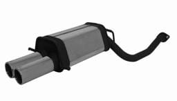 Subaru Impreza Remus Rear Silencer with Dual Exhaust Tips - Round - 845094 0506