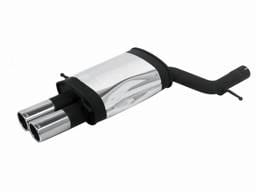 Audi S4 Remus Rear Silencer with Dual Exhaust Tips - Round - 047599 0506