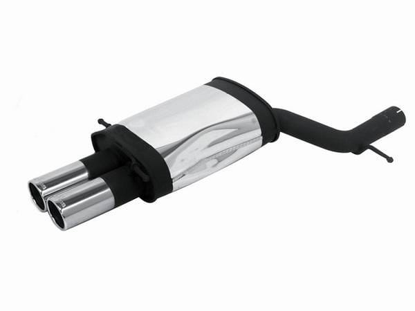 Audi S4 Remus Rear Silencer with Dual Exhaust Tips - Round - 047599 0506