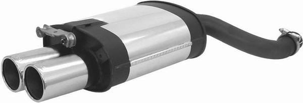 Mercedes-Benz SLK Remus Rear Silencer with Dual Exhaust Tips - Round - 507596 0506
