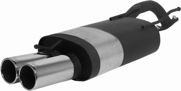 Hyundai Tiburon Remus Rear Silencer with Dual Exhaust Tips - Round - 286096 0506