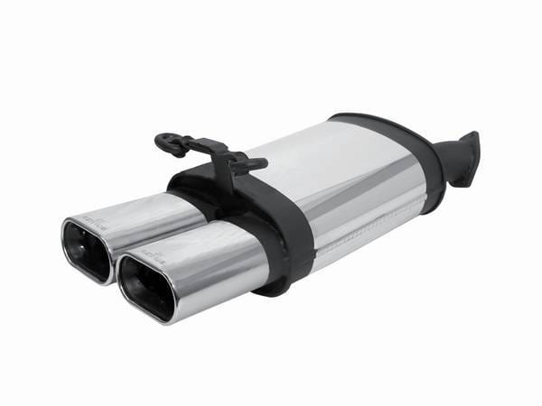 Mercedes-Benz S Class 280SL Remus Rear Silencer with Dual Exhaust Tips - Square - 507093 0510