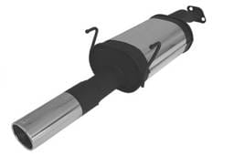 Honda Civic 2DR Remus Rear Silencer with Exhaust Tip - Oval - 255001 0507
