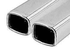 Toyota Paseo Remus Rear Silencer with Dual Exhaust Tips - Square - 903096 0508