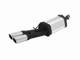 Audi A4 Remus Rear Silencer with Dual Exhaust Tips - Square - 047595 0542