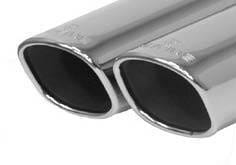 Mercedes-Benz E Class 260E Remus Rear Silencer with Dual Exhaust Tips - Square - 507685 0542