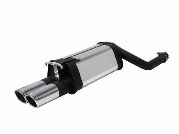 Mercedes-Benz E Class Remus Rear Silencer with Dual Exhaust Tips - Square - 508595 0542