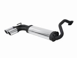 Mazda 323 Remus Rear Silencer with Dual Exhaust Tips - Square - 453097 0542