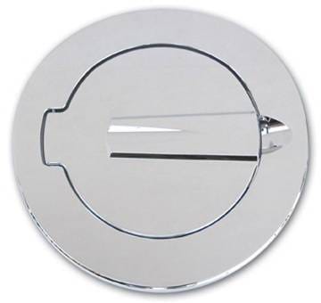 Ford Mustang Pirate Chrome Billet Fuel Door - Each - MU0029SC