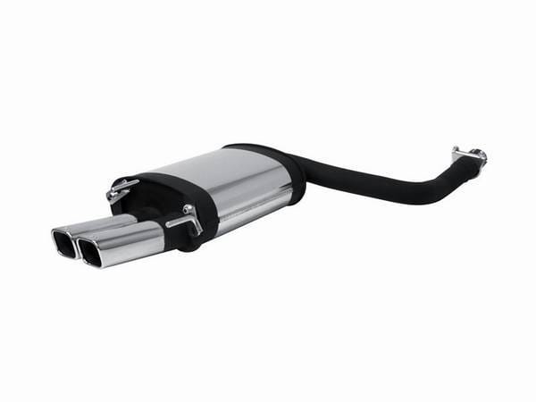 Mercedes-Benz C Class Remus Rear Silencer with Dual Exhaust Tips - Square - 509097 0548