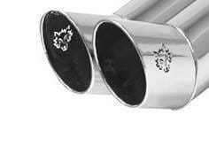 BMW 3 Series Remus Rear Silencer with Dual Exhaust Tips - Round - 087091 0568