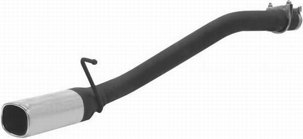 Ford Focus Remus Mounting Connection Tube with Exhaust Tip - Square - 204004 0601