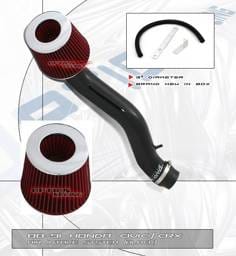 Honda CRX Option Racing Air Intake Pipe - Black - 36-20278