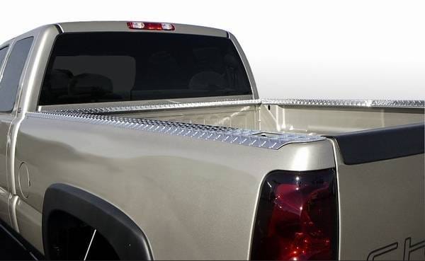 Chevrolet Silverado ICI Treadbrite Form Fit Bed Rail Caps with Holes - 98054SH