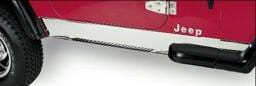 Jeep Wrangler Rampage Rocker Panels - Stainless - 7453
