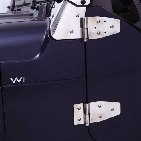 Jeep CJ Rampage Door Hinges - for Full Steel Doors - Stainless - 7420