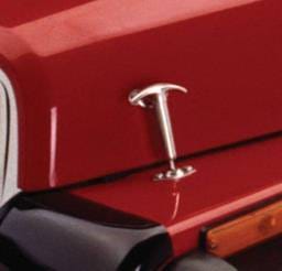 Jeep CJ Rampage Hood Catch Kit - Black - 7601